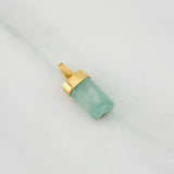 Dije Morralla Esmeralda 0.8g / 2cm Oro Amarillo 18K