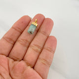 Dije Morralla Esmeralda 0.8g / 2cm Oro Amarillo 18K