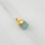 Dije Morralla Esmeralda 0.8g / 1.05cm Oro Amarillo 18K