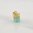 Dije Morralla Esmeralda 0.4g / 1.05cm Oro Amarillo 18K