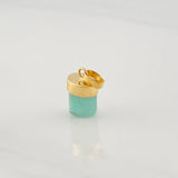Dije Morralla Esmeralda 0.4g / 1.05cm Oro Amarillo 18K