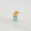 Dije Morralla Esmeralda 0.8g / 2cm Oro Amarillo 18K