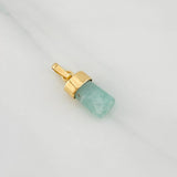 Dije Morralla Esmeralda 0.8g / 2cm Oro Amarillo 18K