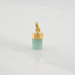 Dije Morralla Esmeralda 0.4g / 1.05cm Oro Amarillo 18K