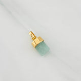 Dije Morralla Esmeralda 0.4g / 1.05cm Oro Amarillo 18K