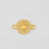 Herraje Corona 1.3g / 2.8cm Oro Amarillo 18K
