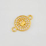 Herraje Corona 1.3g / 2.8cm Oro Amarillo 18K