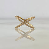 Anillo X 3.65 g / T7 1/2 Oro Amarillo 18K