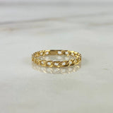 Anillo Cubano Tibetano 1.15gr / T7 / Oro Amarillo