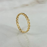 Anillo Cubano Tibetano 1.15gr / T7 / Oro Amarillo