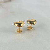 Topos Corazón 0.9gr Troquelado Oro Amarillo