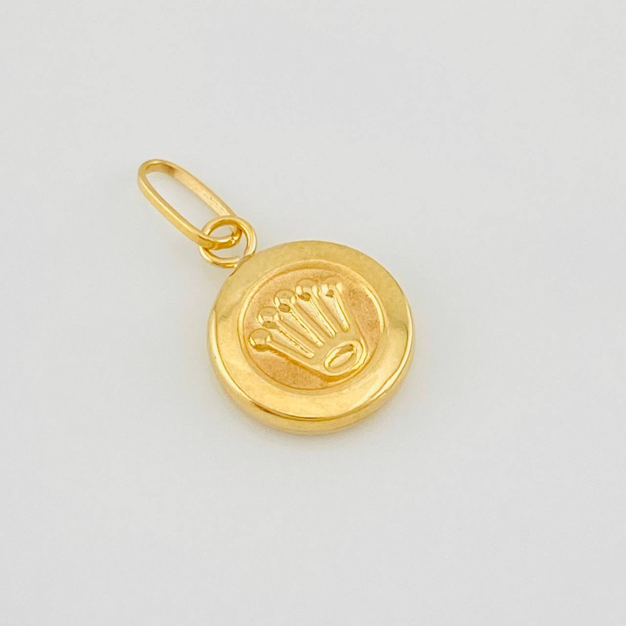 Dije Corona 0.6g / 1.8cm Oro Amarillo 18K