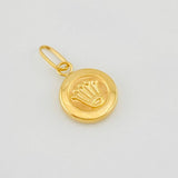 Dije Corona 0.6g / 1.8cm Oro Amarillo 18K