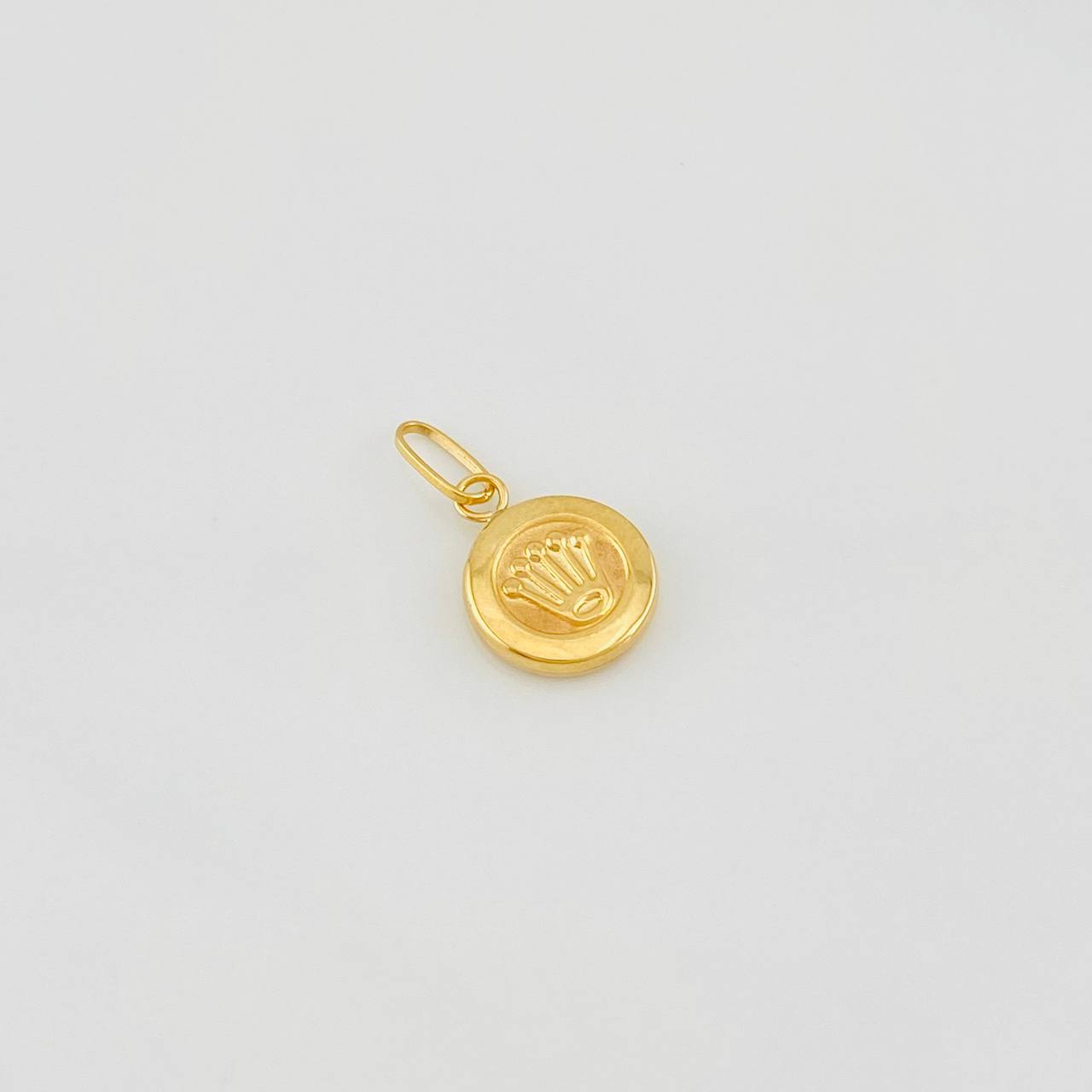 Dije Corona 0.6g / 1.8cm Oro Amarillo 18K