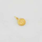 Dije Corona Texturizado 0.5g / 1.6cm Oro Amarillo 18K