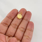 Dije Corona Texturizado 0.5g / 1.6cm Oro Amarillo 18K