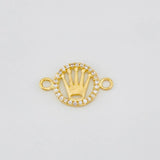 Herraje Corona 0.95g / 1.9cm Oro Amarillo 18K