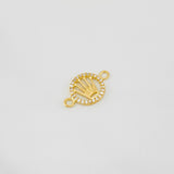 Herraje Corona 0.95g / 1.9cm Oro Amarillo 18K