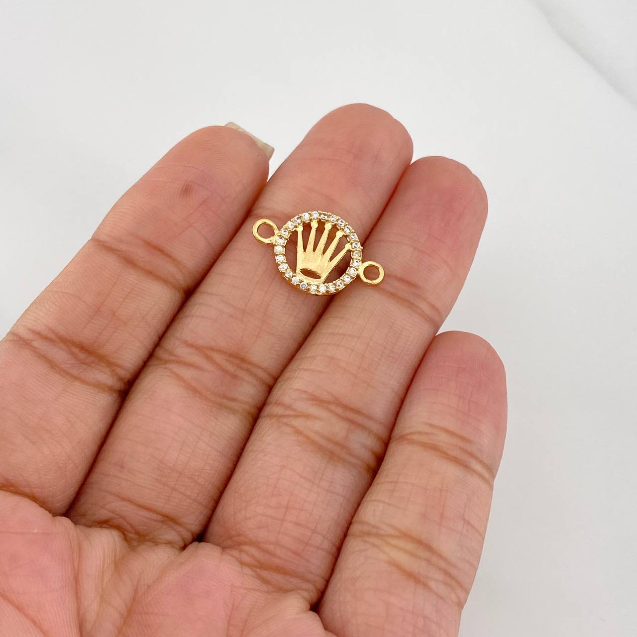 Herraje Corona 0.95g / 1.9cm Oro Amarillo 18K