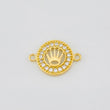 Herraje Corona 1.2g / 1.6cm Oro Amarillo 18K