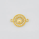 Herraje Corona 1.2g / 1.6cm Oro Amarillo 18K
