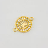 Herraje Corona 1.2g / 1.6cm Oro Amarillo 18K