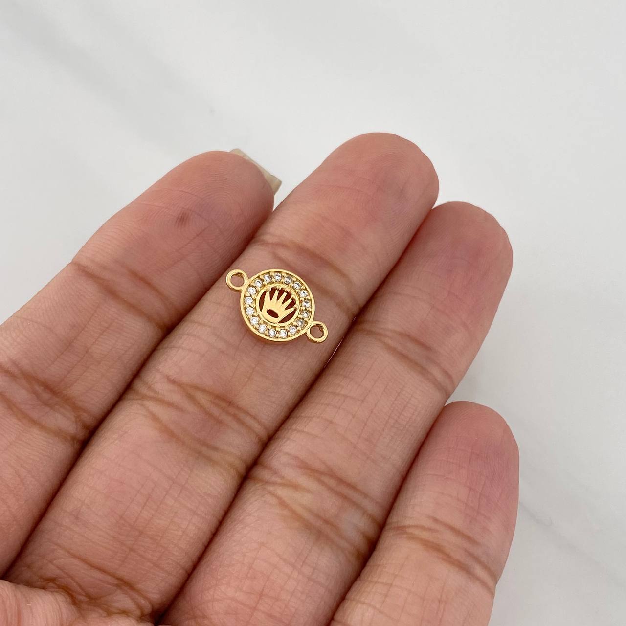 Herraje Corona 0.7g / 1.4cm Oro Amarillo 18K