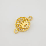 Herraje Corona 0.95g / 1.5cm Oro Amarillo 18K