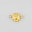 Herraje Corona Texturizado 0.4g / 1.4cm Oro Amarillo 18K