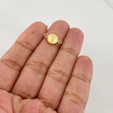 Herraje Corona Texturizado 0.4g / 1.4cm Oro Amarillo 18K