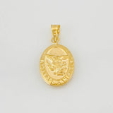 Dije San Miguel Arcángel 1.2g / 2.5cm Oro Amarillo 18K