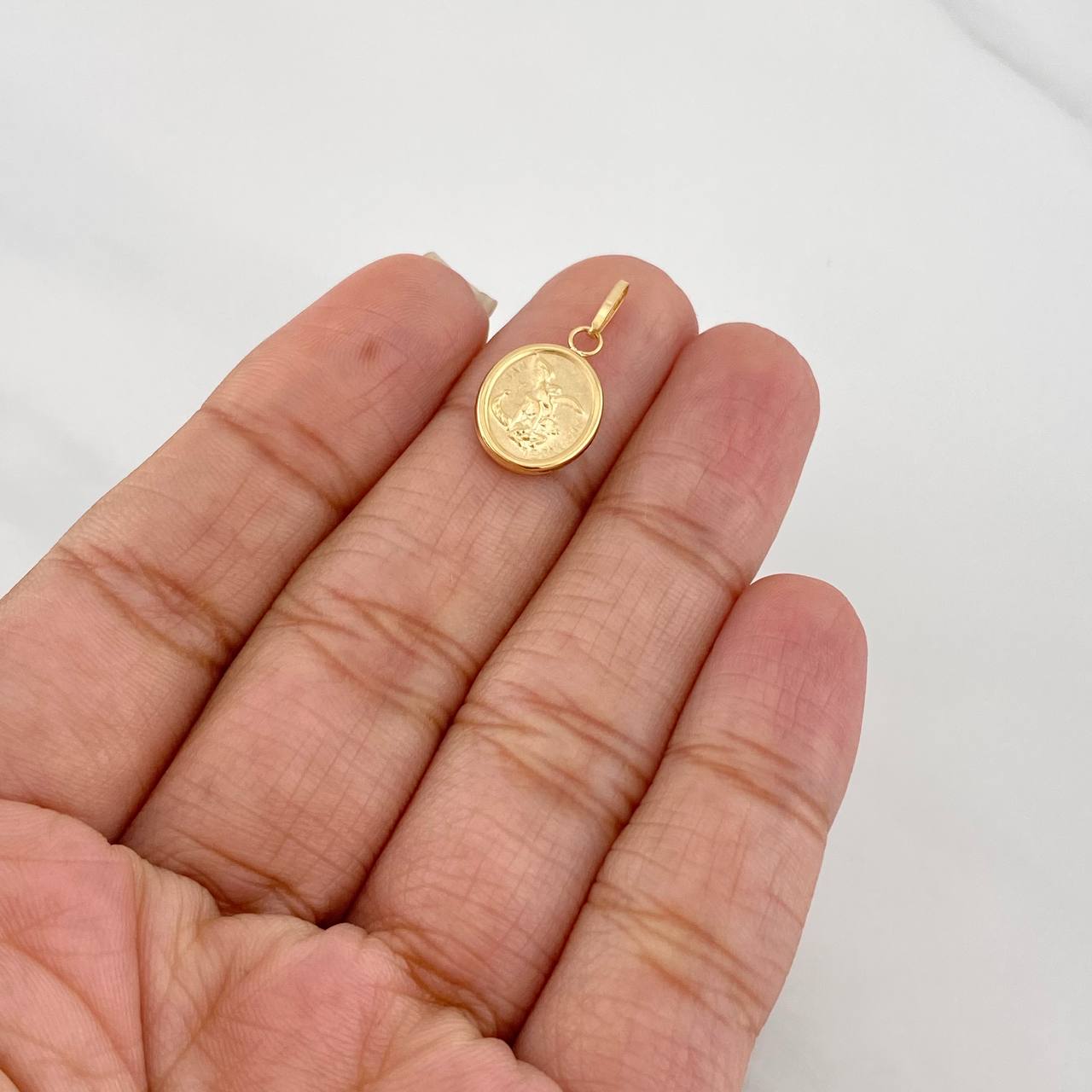 Dije San Miguel Arcángel 0.7g / 2cm Oro Amarillo 18K