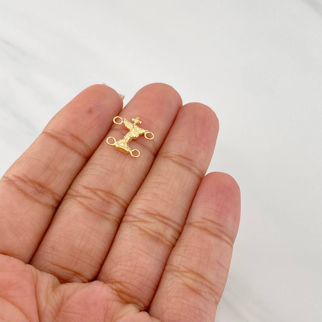 Herraje San Miguel Arcangel 0.45g / 1.1cm Oro Amarillo 18K