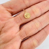Dije Corona 0.4g / 1.05cm Oro Amarillo 18K