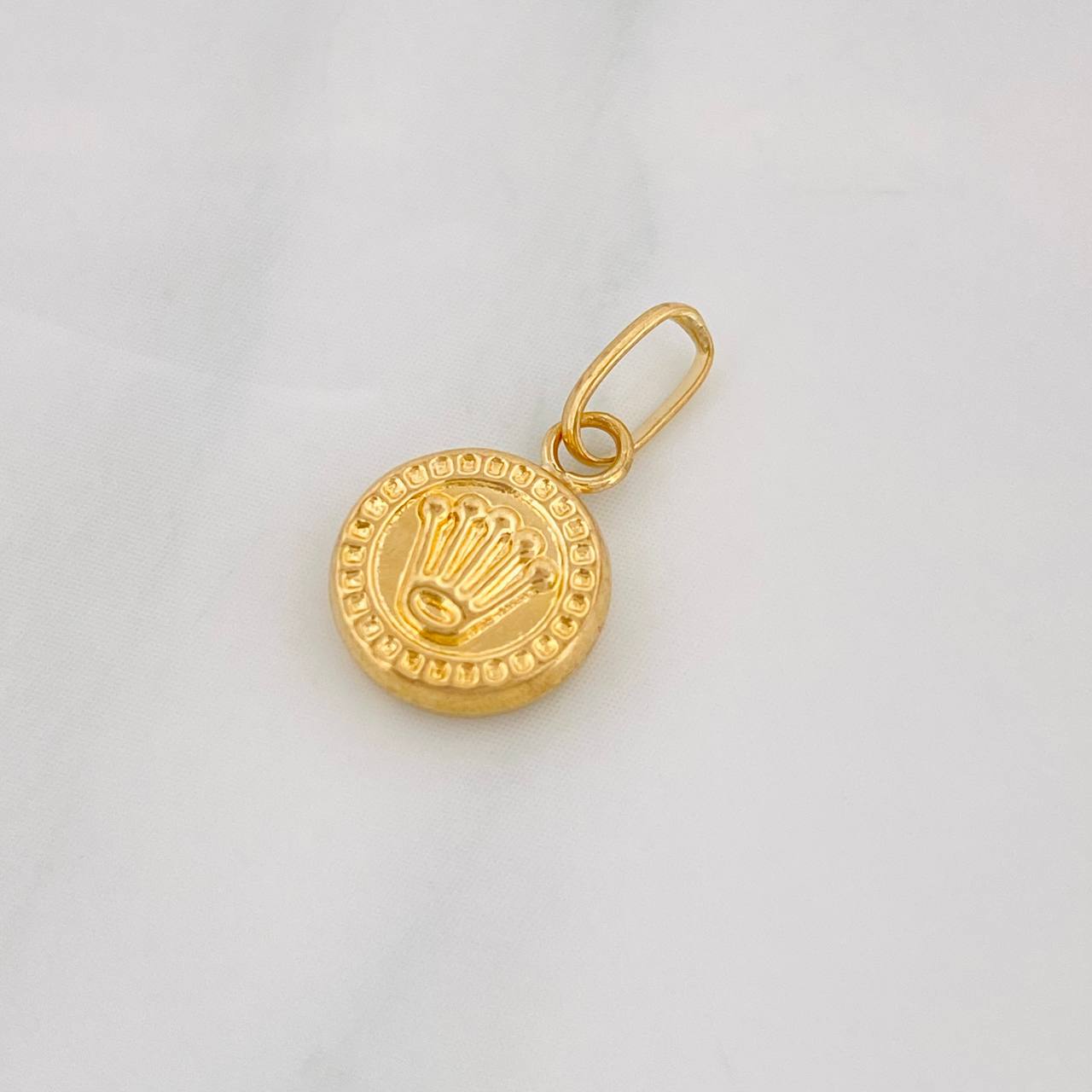 Dije Corona 0.4g / 1.05cm Oro Amarillo 18K