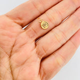 Dije Corona 0.4g / 1.5cm Oro Amarillo 18K