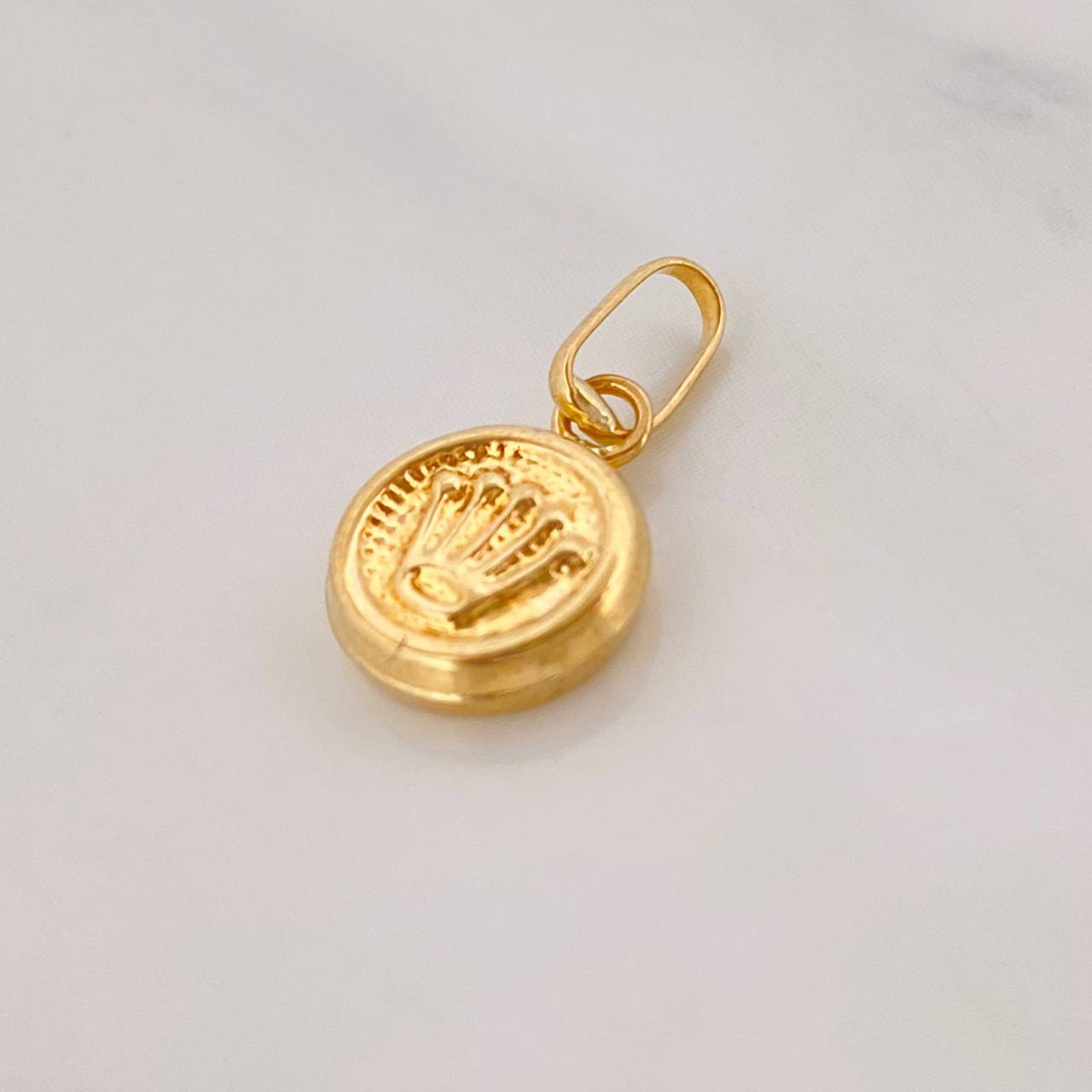 Dije Corona 0.4g / 1.5cm Oro Amarillo 18K