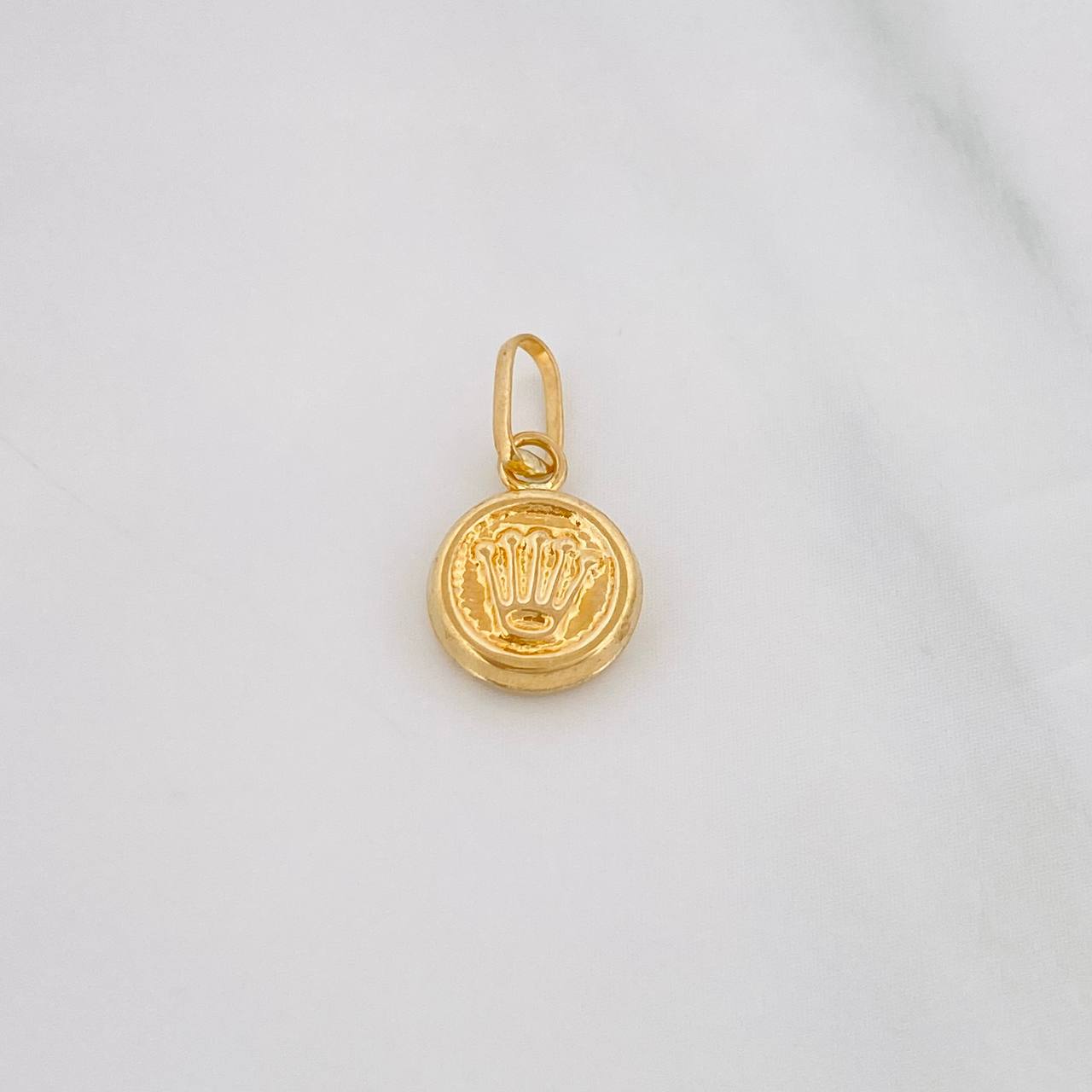 Dije Corona 0.4g / 1.5cm Oro Amarillo 18K