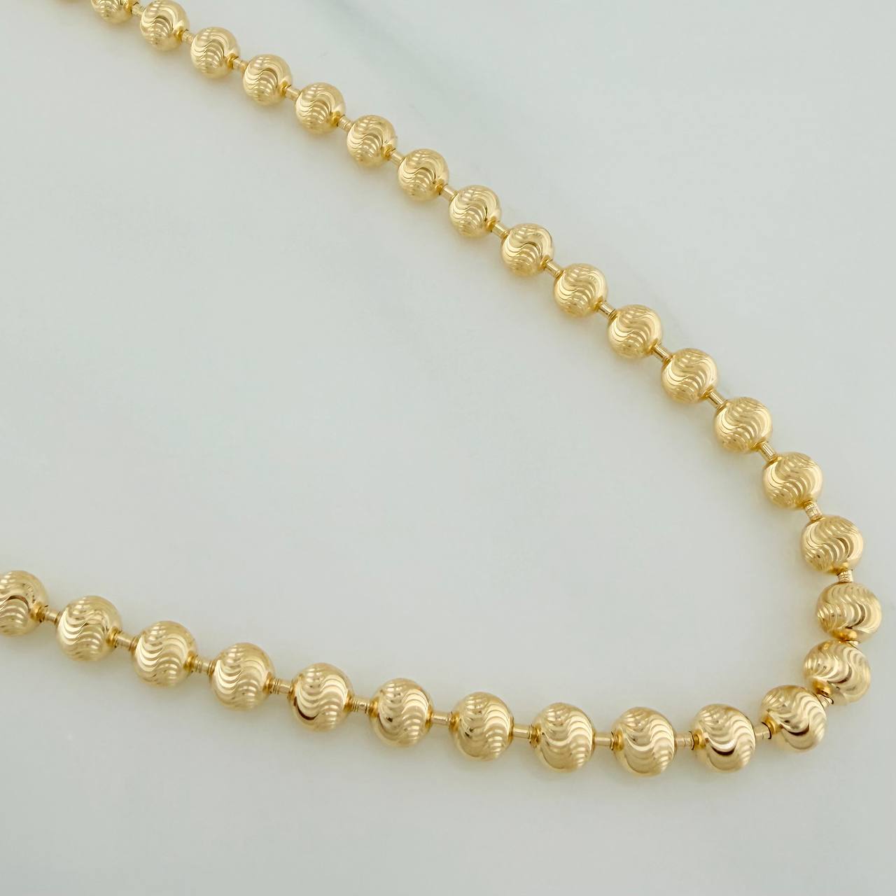 Cadena Militar 27.95gr / 66.5cm / 3.95mm Oro Amarillo Nac.Esp. 18K &