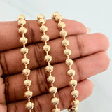 Cadena Militar 27.95gr / 66.5cm / 3.95mm Oro Amarillo Nac.Esp. 18K &