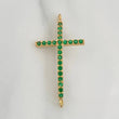 Herraje Cruz 1.5gr / 3.3cm / Oro Amarillo 18K %