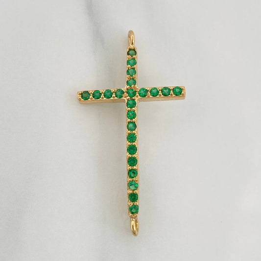 Herraje Cruz 1.5gr / 3.3cm / Oro Amarillo 18K %