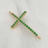 Herraje Cruz 1.5gr / 3.3cm / Oro Amarillo 18K %