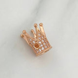 Herraje Corona 1.35gr / 1cm / Oro Rosa 18K %