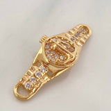 Herraje Correa Ancla 1.8gr / 2.7cm / Oro Amarillo 18K %
