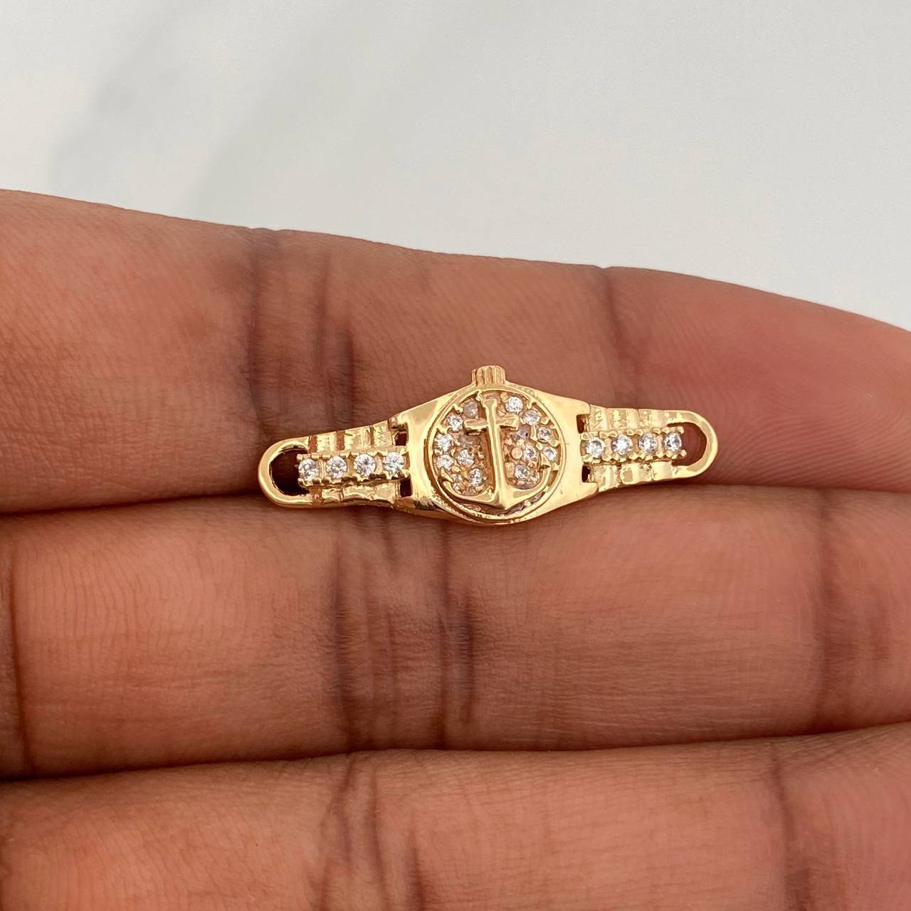 Herraje Correa Ancla 1.8gr / 2.7cm / Oro Amarillo 18K %