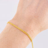Pulso Chino 2.65g / 19.3cm / 2.4mm Oro Amarillo 18K