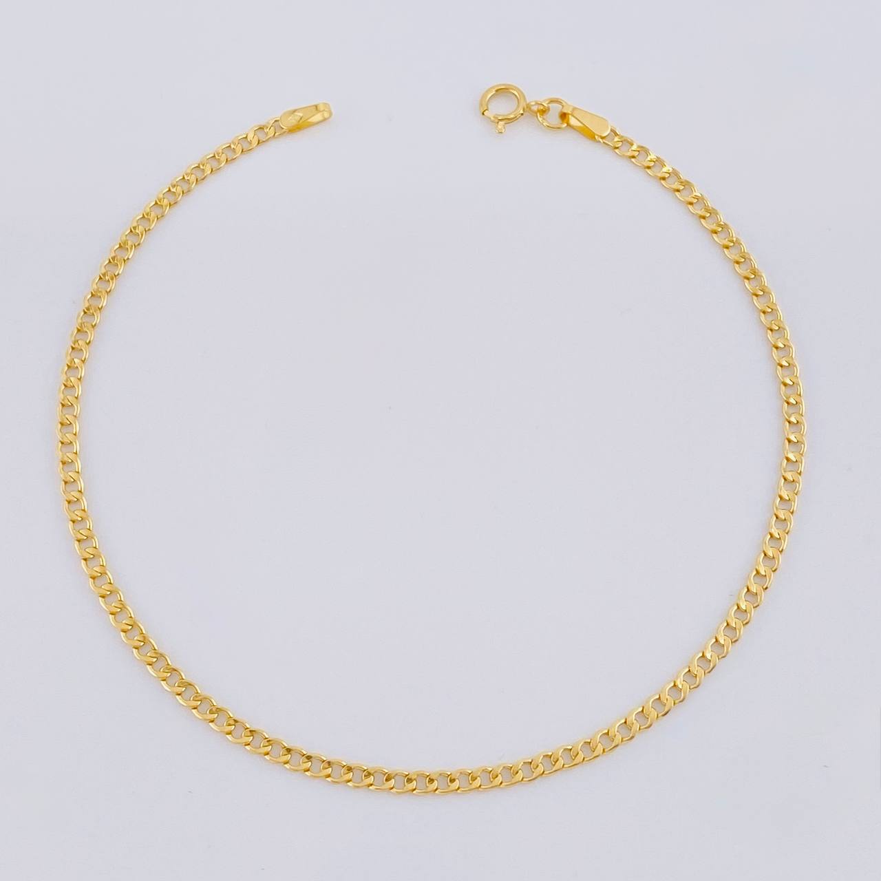 Pulso Cubano 0.8g / 19.3cm / 2mm Oro Amarillo 18K