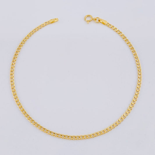 Pulso Cubano 0.8g / 19.4cm / 2mm Oro Amarillo 18K