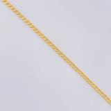 Pulso Cubano 0.8g / 19cm / 2mm Oro Amarillo 18K